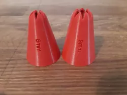 Curved tooth pastry socket ( 6mm, 9mm )
