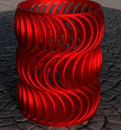 Curvy Pencil Holder