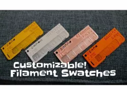 Customizable Filament Swatch (Filament test)