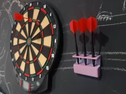 Darts Wall Holder (3 darts)  and Last Resort Flights
