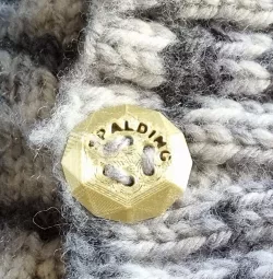 Diamond shaped button
