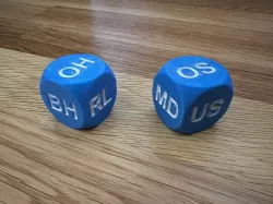 Disc Golf Dice