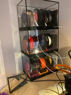 Filament Dry Spool Rewind Box for MMU +(Remix)