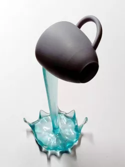 Floating Cup Sculpture: DLP remix