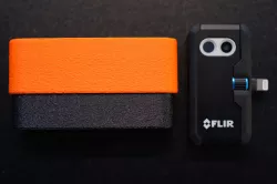 Fuzzy Skin Magnetic Snap Case for FLIR One Pro Thermal Camera