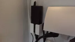 Generic power brick wall mount bracket