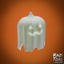 Ghost Pumpkin with Hidden Face