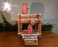 Gingerbread Prusa 3D printer