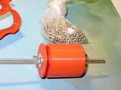 GoPro Gyro counterweight with 4 chambers for lead balls