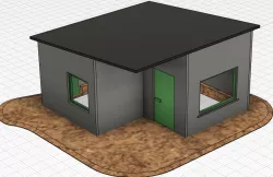H0 1:87 allotment garden cabin - "Schrebergarten" Laube