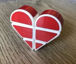Heart 1x2x3 Puzzle