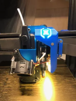 Hinged Hotend PCB mount for Artillery Sidewinder X1/Genius