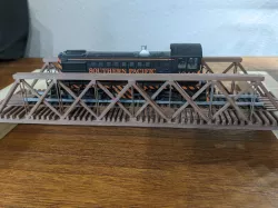 HO Scale 80 Foot Wood Thru-Girder Bridge