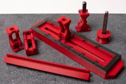 Hodl Hex Wallet - 0.375 Hex Rod Stamp Jig