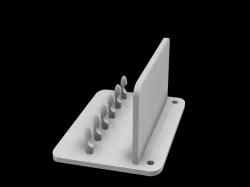 key holder with shelf