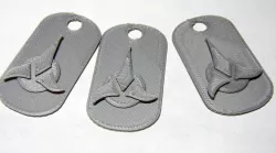 Klingon Dog tags 2