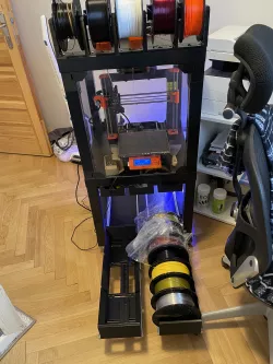 Lack MMU2S enclosure 3rd table addition with spool holders