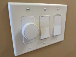 Lutron Aurora Attachment and Blank Plate