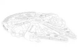 Millennium Falcon 1:500