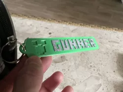 Minecraft Backpack Tag Gunner