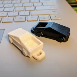 Mini Cybertruck Key Ring