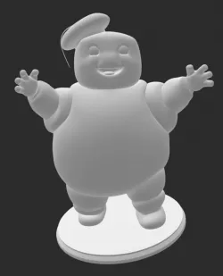 Mini Stay Puft Ghostbusters with base
