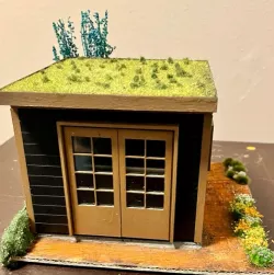 Modern shed scale 1:25