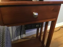 Mount for USB with receptacles.