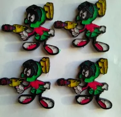 Multi Color Marvin Alien Earrings.