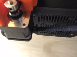 Nema17 endcap with cable strain relief