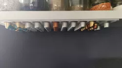 Nespresso coffee capsule cup holder