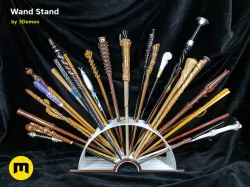 Open Book Harry Potter Wands Stand