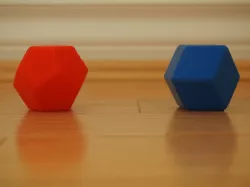 OpenSCAD Dodecahedron (pentagonal and rhombic)