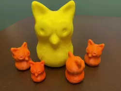 Owl  - scan of my clay sculpture