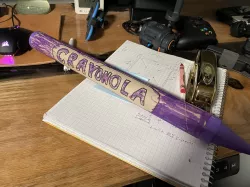 Paper Towel Crayon