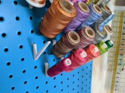 Peg Board Thread Spool Hook