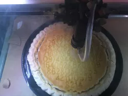 Pi Day Pie Burning and Stencil