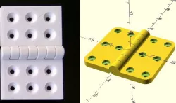Print-in-place hinge