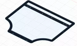 Prusa Pro Face Shield Template