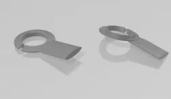 PS4 Thumbstick click assistive paddle