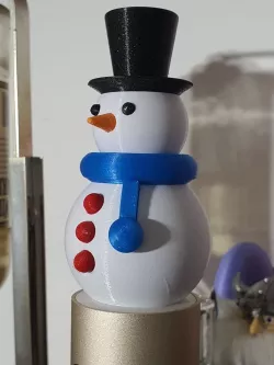 Pupazzo di neve. STL singoli e Multi Material