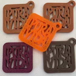 Pura Vida Key Ring