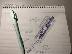 retractable pen (with freecad files)