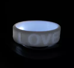Ring with hidden Message (Litophane)