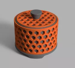 Round Hexagon Box