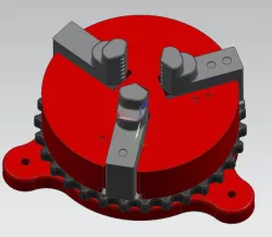 round vice - 3 point clamp
