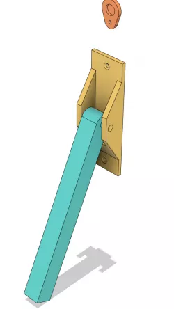 Shed door latch - door stopper