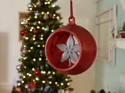 Snap Fit Ornaments with Spinner Inserts