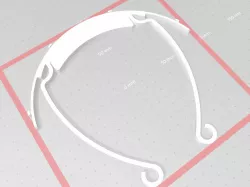 Solid and Open Manta Ray 888 shield for use in stacking