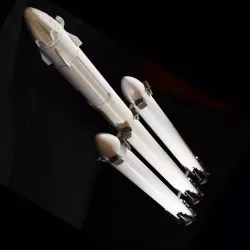 SpaceX Falcon Heavy Expansion Kit for Falcon 9 Model